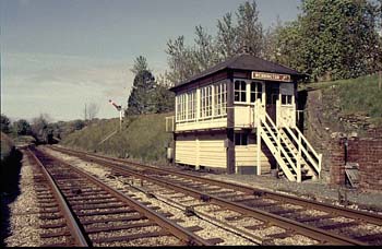 227 Wennington Junction  signalbox 1988
