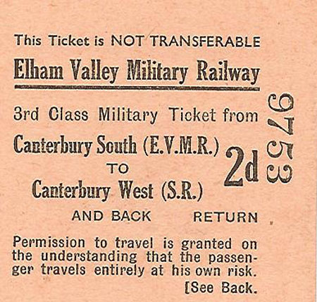 Elham Valley Military Railway