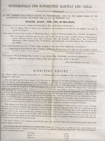 Huddersfield amd Manachester Railway and Canal