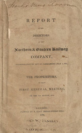Northern and Eastern Railway 1836